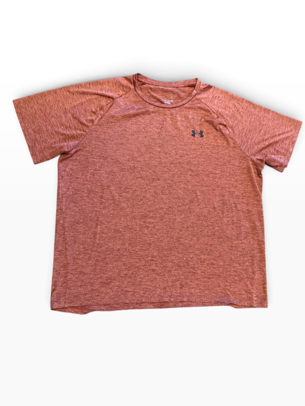 Under Armour Heat Gear Men’s L/XL Short sleeve T Shirt in Heathered Rust
